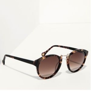 Massimo Dutti ROUND TORTOISESHELL SUNGLASSES
